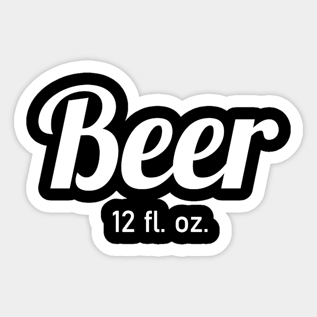 Generic Beer Label Sticker by sewwani